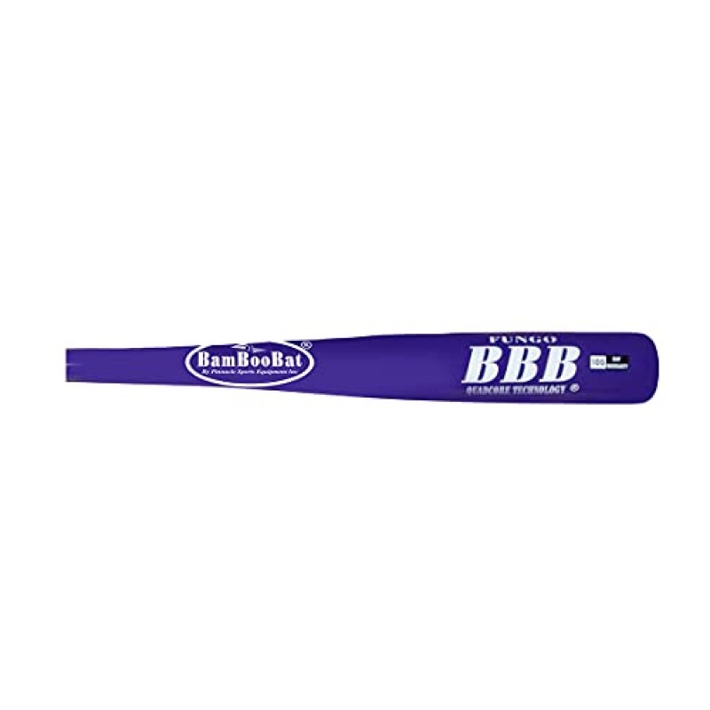 Pinnacle Sports Equipment INC.의 BAMBOOBAT 성인 Fungo 내야/외야 대나무 야구 배트 - 100일 보증