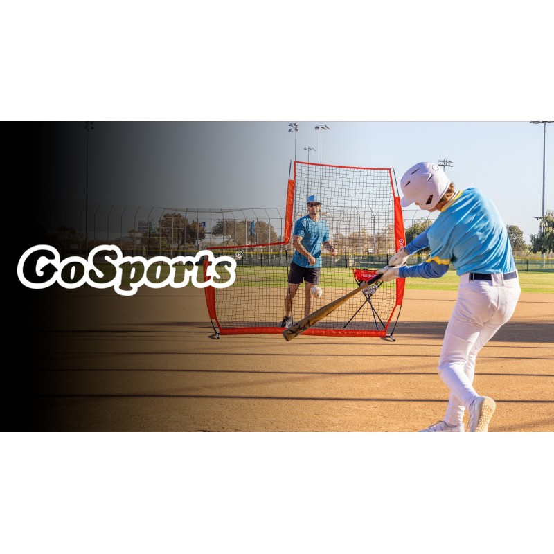 GoSports 야구 및 소프트볼 피칭 스크린 - 투수 보호 네트 - L 스크린 또는 I 스크린