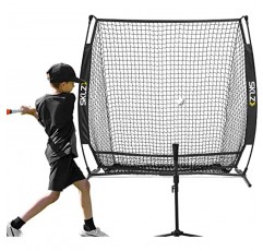 SKLZ 휴대용 야구 및 소프트볼 타격 네트(볼트 포함), 5 x 5피트