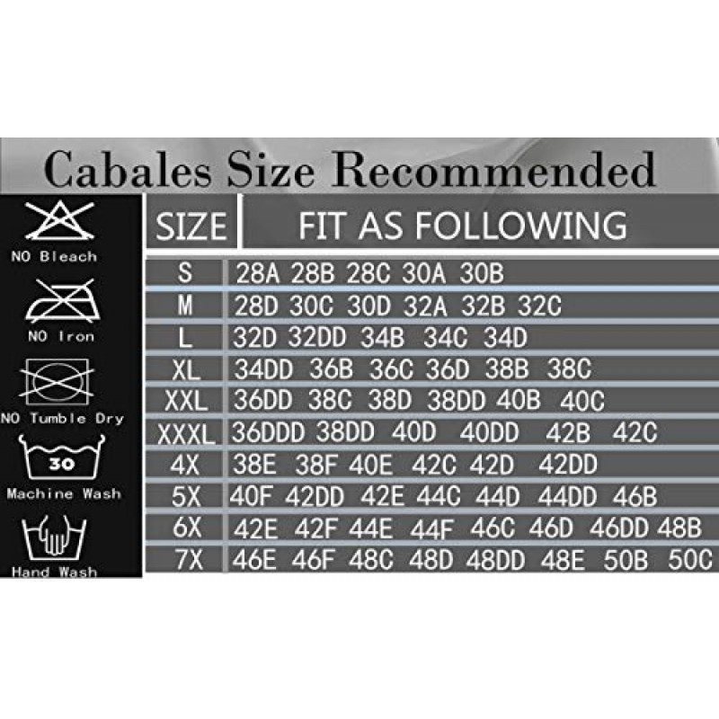 Cabales 여성용 3팩 심리스 무선 스포츠 브라(탈착식 패드 포함)