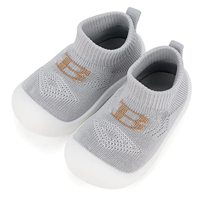 YTWM Baby Girls Shoes 0-18 개월 동안 첫 번째 생일 운동화, 쉬운 착용 미끄럼 방지 경량 아기 실내 실외 운동화