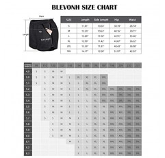 Blevonh Womens 2 in1 러닝 운동 운동 요가 반바지(주머니 포함) S-XXXL