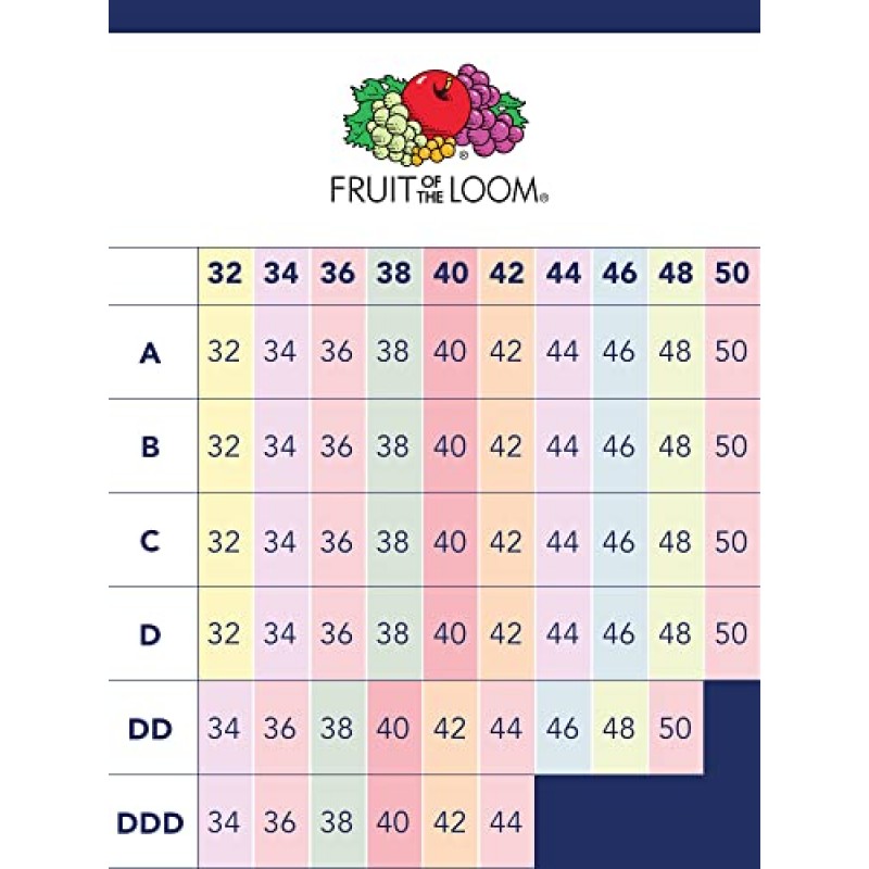 Fruit of the Loom 여성용 90011 주름진 프론트 레이서백 스포츠 브라-3 팩,회색,흰색,블루,보석,민트,네온,핑크,레드,블랙,32to46