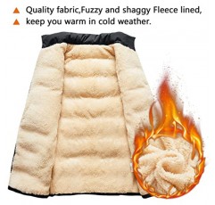 Maeau Mens 야외 패딩 조끼 겨울 양털 방풍 자켓 따뜻한 퍼퍼 다운 코트 캐주얼 Thicken Gilet Outerwear