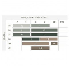 Floatley 코지 브라 컴포트 와이어프리 풀 커버리지 여성용 패드가 내장된 심리스 브라
