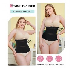 LODAY 여성용 허리 트레이너 Tummy Control Shapewear 통기성 크로스 메쉬 코르셋 Cincher 스포츠 거들 바디 셰이퍼