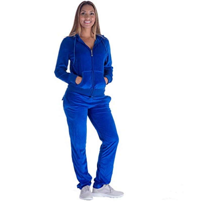 Yasumond Velour Tracksuit Womens 2 Piece Joggers 복장 조깅 스웨트 슈트 세트 소프트 스포츠 스웨트 슈트 바지