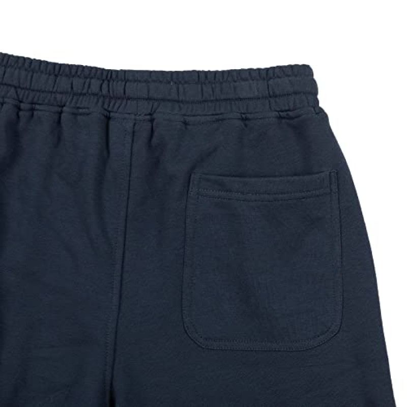 CAUKSUA 남성용 면 반바지 남성용 라운지 반바지 Drawstring Jogger 체육관 반바지 달리기, 피트니스, 레저, 운동용