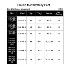 Clothin 남성용 신축성 있는 허리 여행용 바지 신축성 있는 경량 바지 멀티 포켓 빠른 드라이 통기성