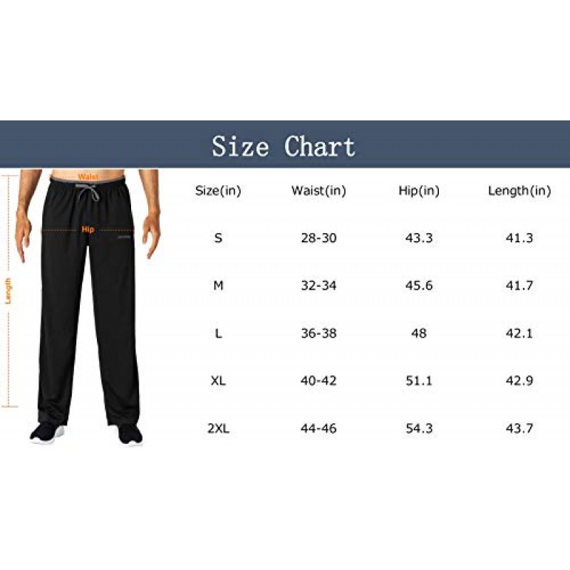 남성용 FEDTOSING 운동용 스웨트 바지 경량 메쉬 오픈 바닥 루즈핏 운동 트랙 포켓이 있는 스웨트팬츠