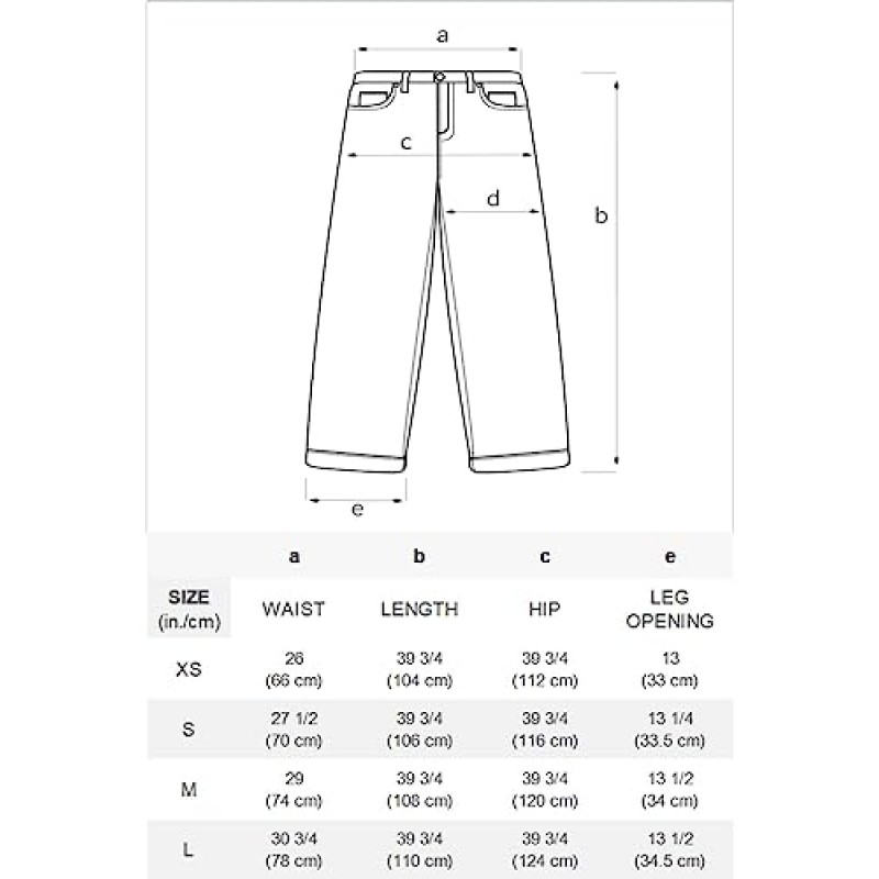 Aelfric Eden 남성용 헐렁한 스웨트 팬츠 여성용 낙하산 바지 카고 조깅 와이드 레그 Y2k 트랙 바지 (Drawstring 포함)