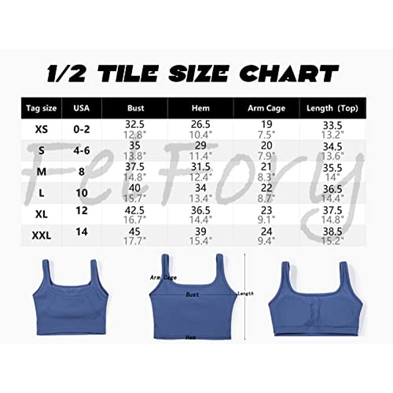 FelFory 롱 라인 스포츠 브라 탱크 탑 여성용 브라 탑 원활한 스포츠 브라 골지 운동 탑 패딩 크롭 탑 피트니스 요가