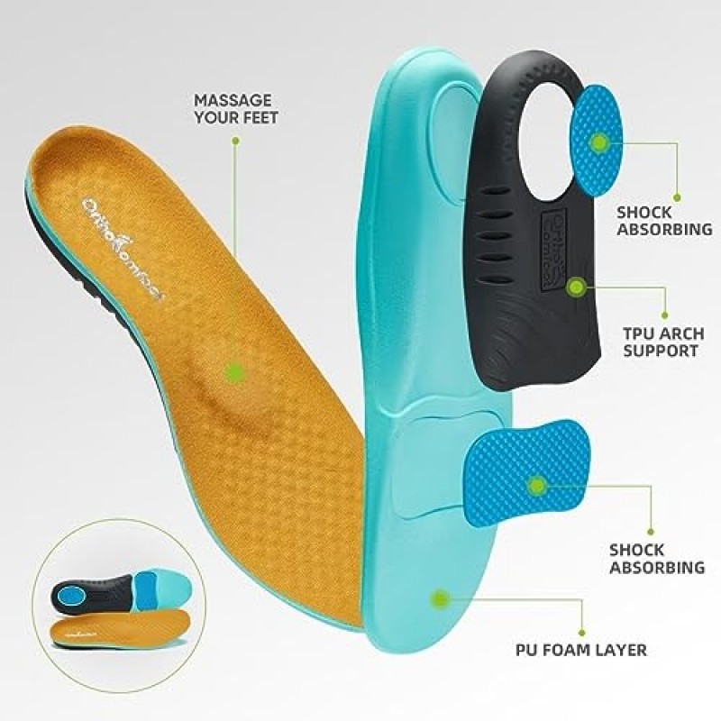 OrthoComfoot 편안한 남성용 로퍼&슬립온, 족저근막염, 발 및 발뒤꿈치 통증 완화, 정형외과용 캐주얼 슬리퍼 당뇨병 건막류 보트 워킹화