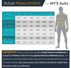 MYS 남성용 2피스 슬림핏 수트, 원버튼 블레이저 및 넥타이가 포함된 짧은 바지 세트