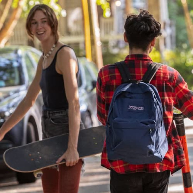 JanSport SuperBreak One 백팩, 연어 - 메인 수납공간 1개가 포함된 내구성이 뛰어나고 가벼운 백, 수납함이 내장된 전면 유틸리티 포켓 - 프리미엄 백팩