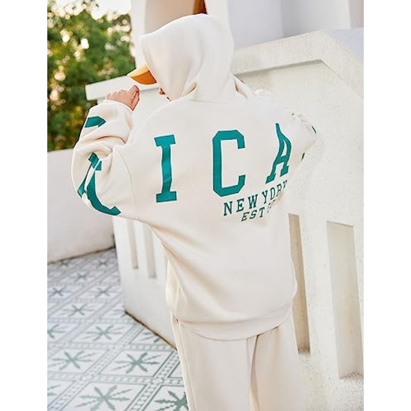 Xiaoxuemeng Womens 2 Piece 복장 Sweatsuit 인쇄 긴 소매 까마귀 운동복 조깅 바지 Tracksuit 세트