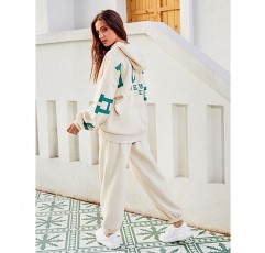 Xiaoxuemeng Womens 2 Piece 복장 Sweatsuit 인쇄 긴 소매 까마귀 운동복 조깅 바지 Tracksuit 세트