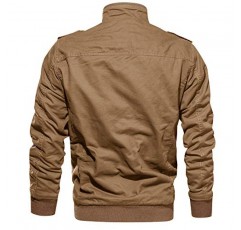 CRYSULLY 남성 겨울 캐주얼 Thicken Multi-Pocket Field Jacket 아웃웨어 플리스 카고 재킷 코트