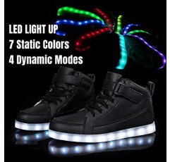 IGxx LED 조명 남자를위한 신발 빛 높은 상위 LED 스 니 커 즈 USB 충전 신발 여성 빛나는 빛나는 깜박이 신발 LED 키즈