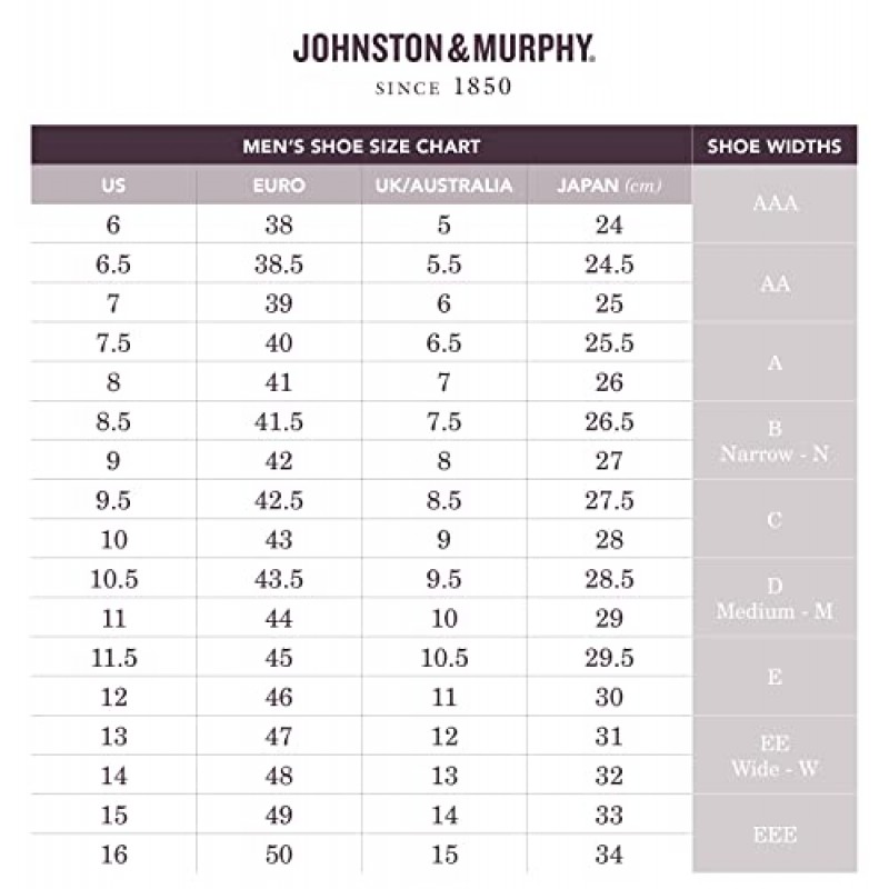 Johnston & Murphy 남성용 Amherst U-Throat 신발 | EVA 단독 | 이중 밀도 풋베드 쿠션 | 통기성 캐주얼 신발