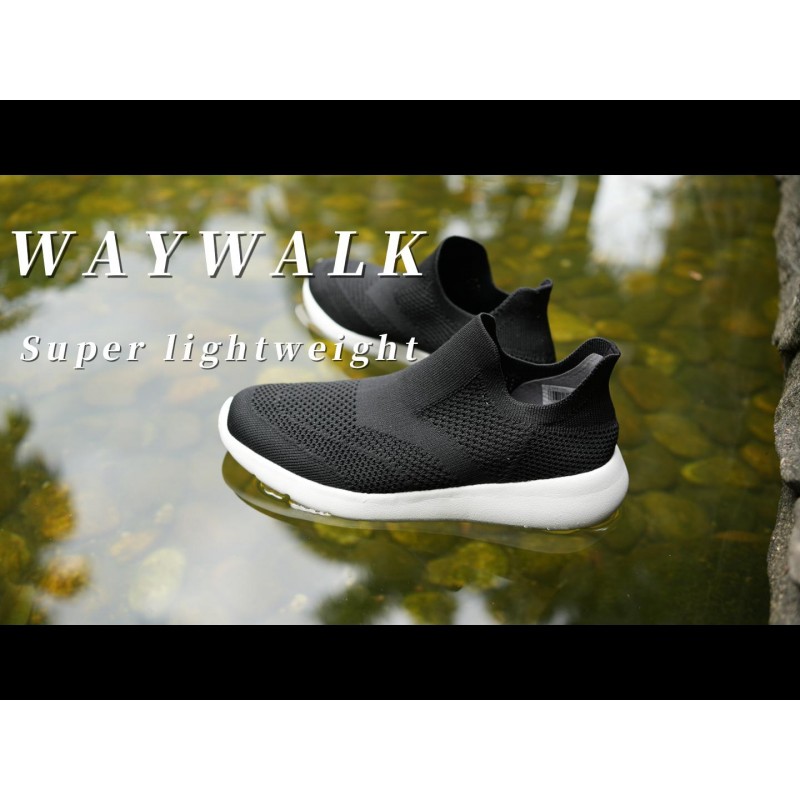Waywalk 남성용 운동화 경량 통기성 미끄럼 방지 운동화 패션 스니커즈 메쉬 운동 캐주얼 신발
