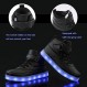 Voovix 남녀공용 LED 신발 라이트업 신발 여성용 남성용 하이탑