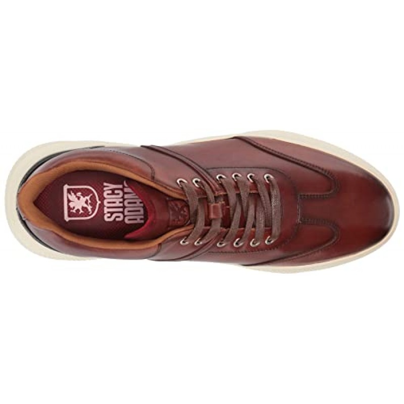 STACY ADAMS 남성 비아 레이스업 스니커즈