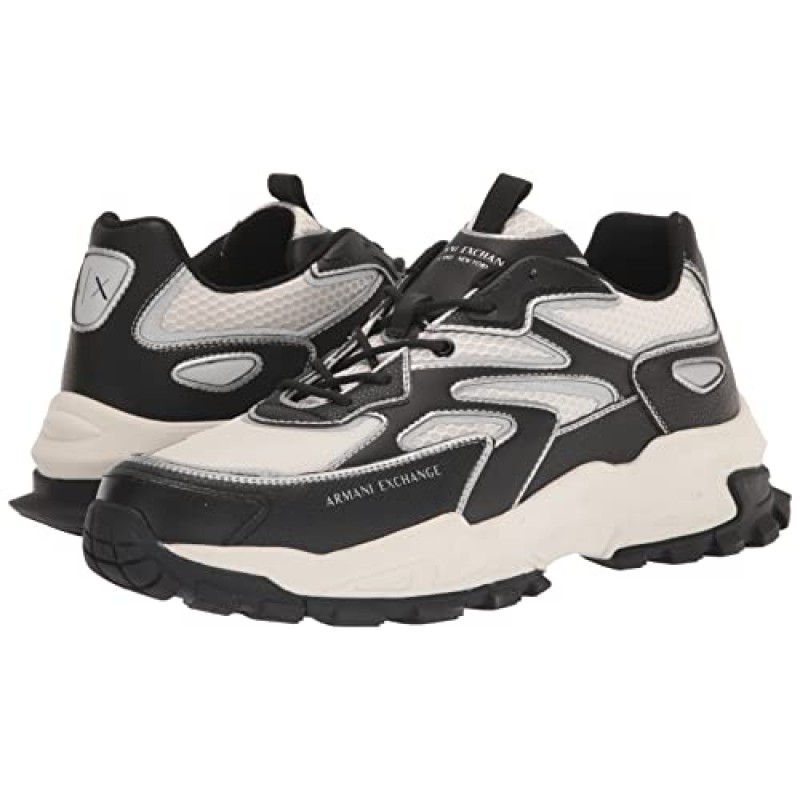 A|X ARMANI EXCHANGE 남성 청키 스니커즈
