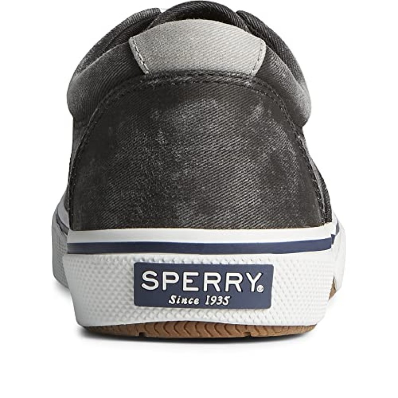 Sperry 남성용, Halyard CVO 스니커즈 블랙 트윌 9.5W