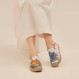 UIN x FatCatArt 콜라보레이션 여성 예술 여행 신발 슬립온 캐주얼 로퍼 경량 컴포트 패션 스니커즈