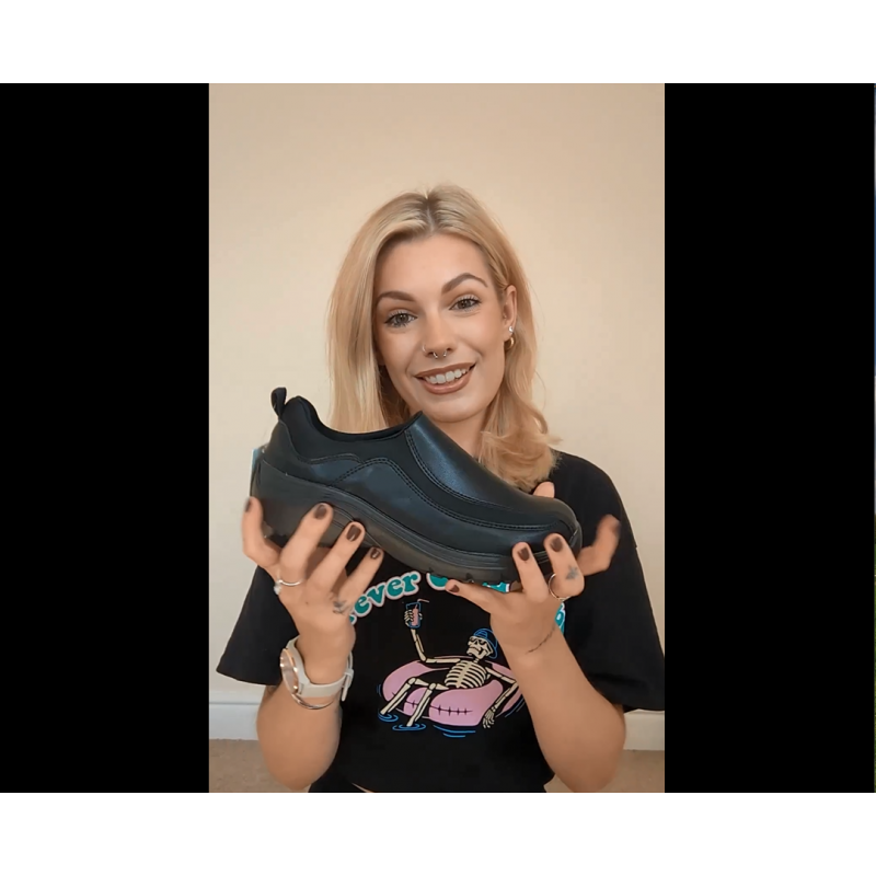 Hawkwell 여성용 슬립 온 라이크라 경량 간호 신발 미끄럼 방지 의료 작업 신발