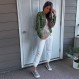 JENN ARDOR 여성 편안한 탄성 신발 세련된 캔버스 패션 스니커즈 귀여운 경량 슬립 신발 캐주얼 플랫 걷기