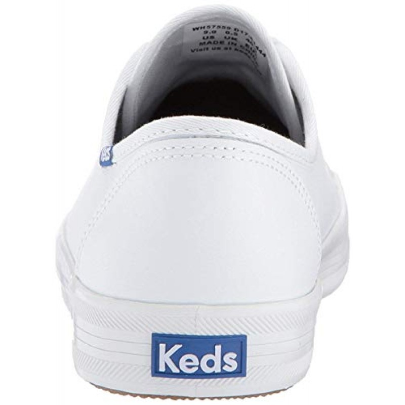 Keds 여성 킥스타트 레트로 코트 가죽 스니커즈