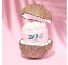 Coco & Eve Like a Virgin Hair Masque - 모발 복구 및 수분 공급을 위한 시어 버터 및 아르간 오일이 함유된 건조하고 손상된 모발을 위한 코코넛 & 무화과 헤어 마스크 | 딥 컨디셔닝 마스크 헤어 트리트먼트