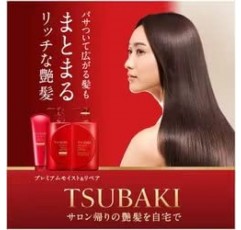 시세이도 TSUBAKI 프리미엄 모이스트 & 리페어 샴푸 & 컨디셔너 세트 490ml＋490ml