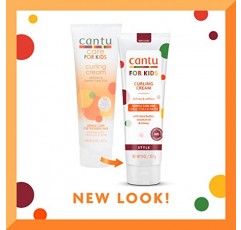 Cantu Care for Kids 시어버터 함유 파라벤 및 황산염 프리 컬링 크림, 8온스(3팩)(포장은 다를 수 있음)