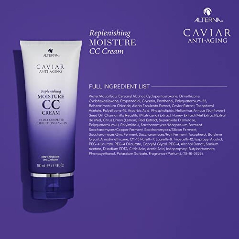 Alterna Caviar 안티 에이징 리플레니싱 모이스처 CC 크림, 5.1온스(1팩)