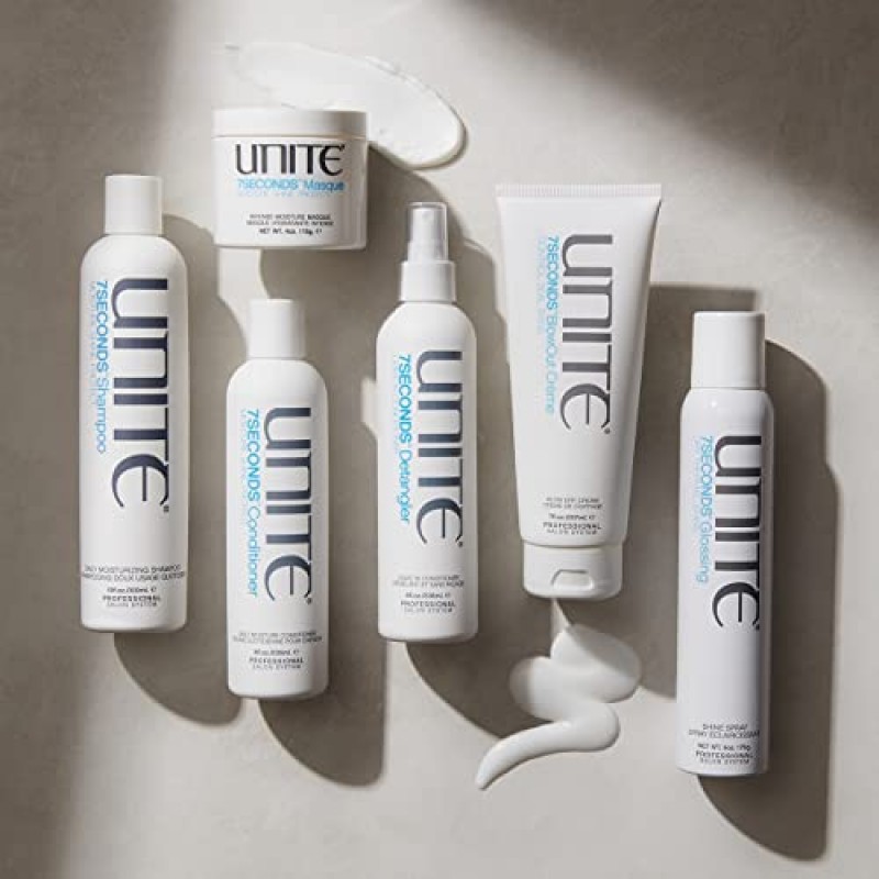 UNITE Hair 7SECONDS 디탱글러 리브인 컨디셔너, 8 fl.Oz