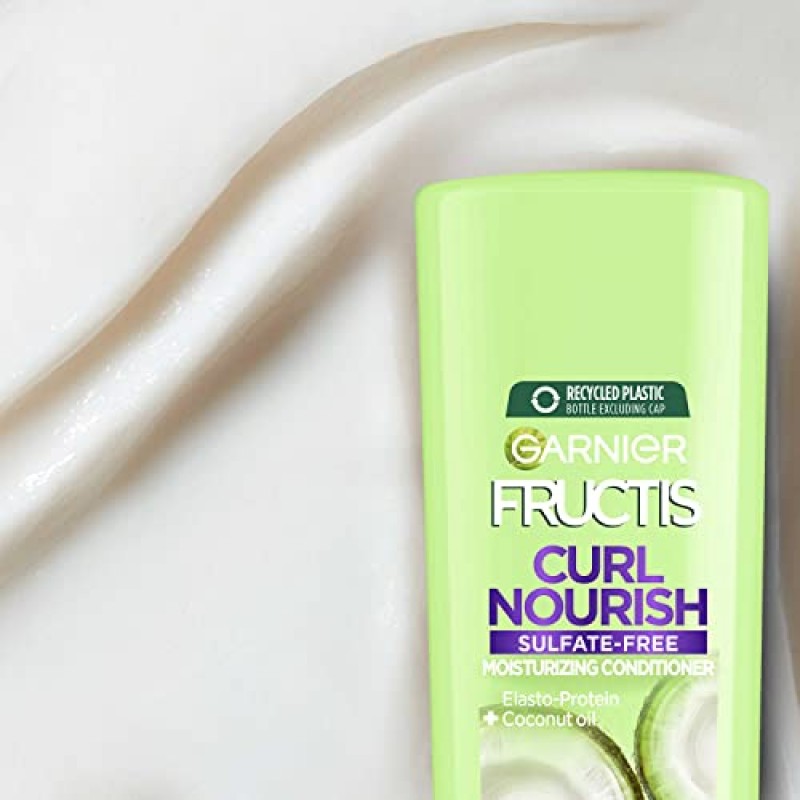 Garnier Hair Care Fructis Triple Nutrition 컬 너리쉬 컨디셔너, 12 플루이드 온스(포장은 다를 수 있음), 2개