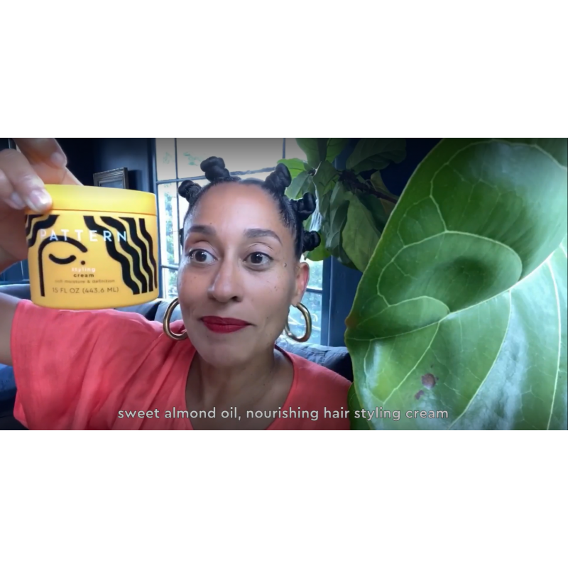 PATTERN Beauty by Tracee Ellis Ross 곱슬머리 및 꼬불꼬불한 모발용 미니 스타일링 크림 3 Fl Oz