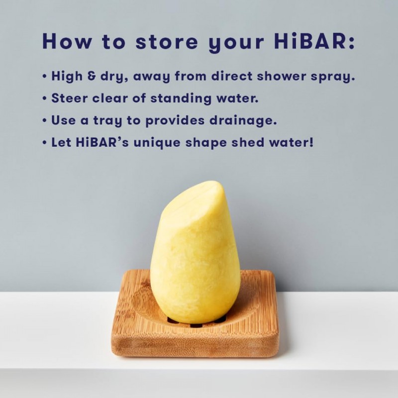 HiBAR 샴푸 및 컨디셔너 바 세트, 천연 헤어 케어, 플라스틱 없음, 여행용 크기, 색상 안전, 친환경, 지속 가능한 고체 바, 폐기물 제로(진정)