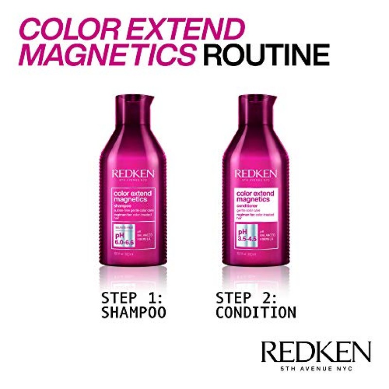 Redken Color Extend 자기학 컨디셔너 | 컬러 처리된 모발용 | 색상을 보호하고 광택을 더해줍니다 | 아미노산 함유 | 황산염 없음