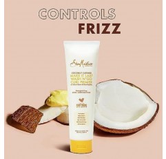 SheaMoisture 컬 크림 - 마지막 세척 후 컬 프라이머, 곱슬 머리 관리를 위한 코쿰 버터와 코코넛 오일이 함유된 곱슬거림 방지 컬 강화제 및 헤어 디탱글러, 10.3Oz Ea(2개 팩)