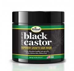 Difeel Jamaican Black Castor Superior Growth 3-PC 헤어 케어 세트 - 12온스 샴푸, 12온스 헤어 마스크 및 2.5온스 포함. 뿌리 자극기