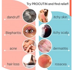 Ozidex의 Procutin - Rosacea | 피부염 | 여드름 | Demodex 솔루션 | 천연 허브 포뮬러 | 3개 팩