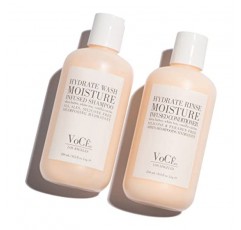 VOCE HAIRCARE 비건, 동물 실험을 하지 않음, 깨끗함, 파라벤 없음, 황산염 없음 모이스처 인퓨즈 샴푸 8.5온스