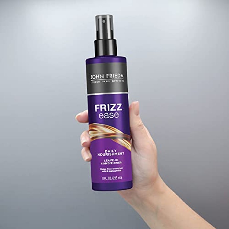 John Frieda Frizz Ease Daily Nourishment 리브인 컨디셔너, 8온스(2팩)