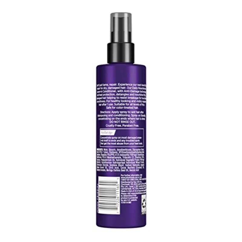 John Frieda Frizz Ease Daily Nourishment 리브인 컨디셔너, 8온스(2팩)