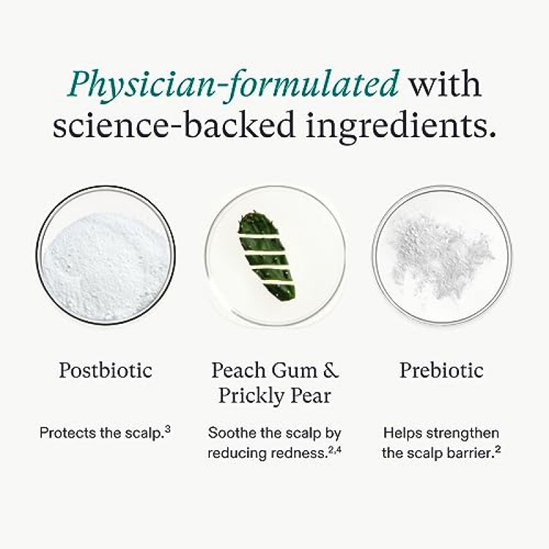 Nutrafol 두피 에센스, 모발 건강 개선을 위한 수성, 진정 및 진정 건조, 붉은 두피, 가늘어지는 모발을 위한 의사 처방, 민감한 피부에 안전함 - 2 Fl Oz 병