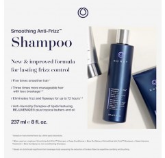 MONAT 스무딩 안티 프리즈™ 샴푸 - Rejuveniqe® 함유, 고성능 식물 활성 성분의 부드러운 혼합으로 머리카락이 곱슬거림 없이 부드럽고 매끄럽게 유지됩니다. - Net Wt. 237ml / 8층 온스